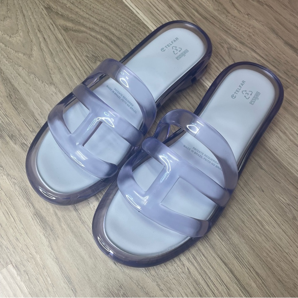 🫧 Melissa X Telfar Jelly Slide Clear Men’s Size 9 🫧